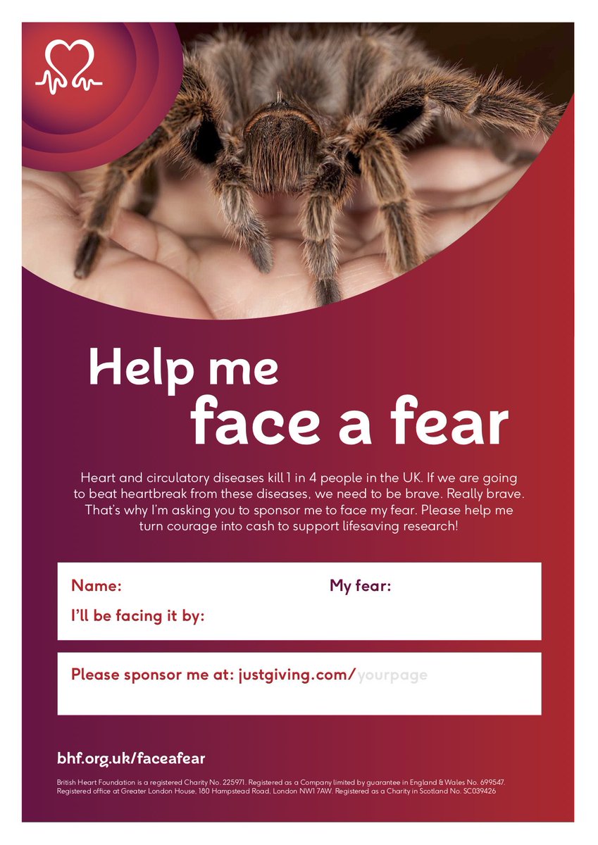 DavidLloydUK's tweet photo. This July, we're calling on people across the UK to face their biggest fears in a one of a kind 'Face A Fear' fundraising event. On behalf of @TheBHF, why not get your friends and family to sponsor you? To find out more, visit https://t.co/Aa7yRLEUwG #FaceAFear https://t.co/CMzturgxmL