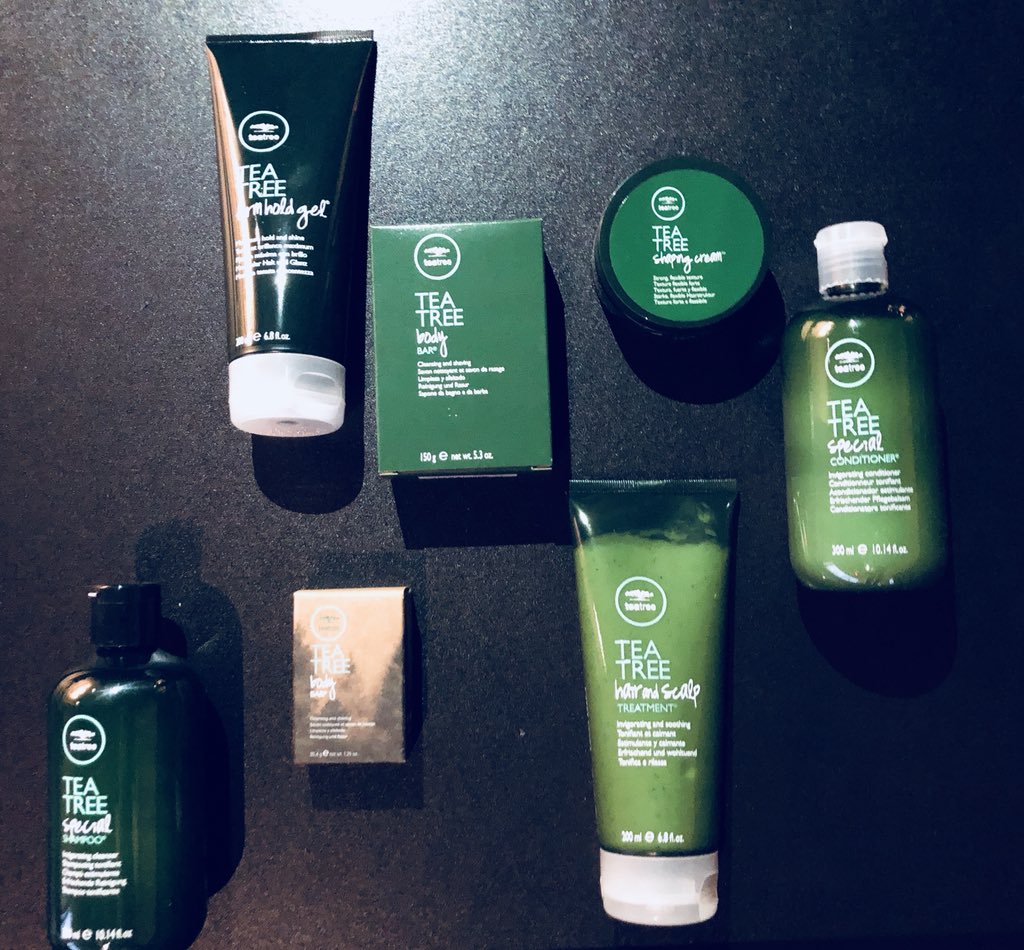 HQ4Men's tweet photo. New to our shelves! Paul Mitchell’s Tea Tree line. 

Featuring Natural Tea Tree oil and peppermint🙌🏻 

‼️ Retweet this for your free 5 Minute scalp massage today‼️ https://t.co/1aBSM0fZvq
