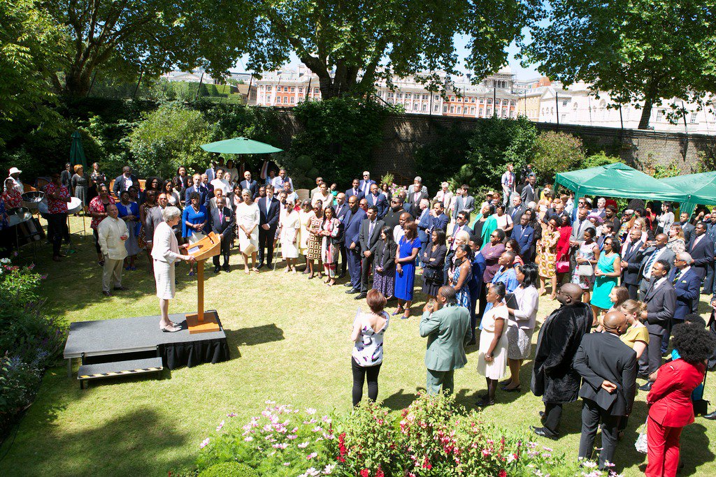 Blondel Cluff CBE and @CharlieCWheeler attended a 10 Downing Street reception hosted by PM @Theresa_May last Friday. We welcome the announcement of an annual Windrush Day to celebrate the great contribution made by the Windrush generation to the United Kingdom. #Windrush70