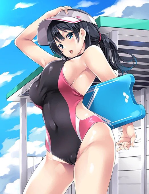 お姉さんと一緒に練習しよ 