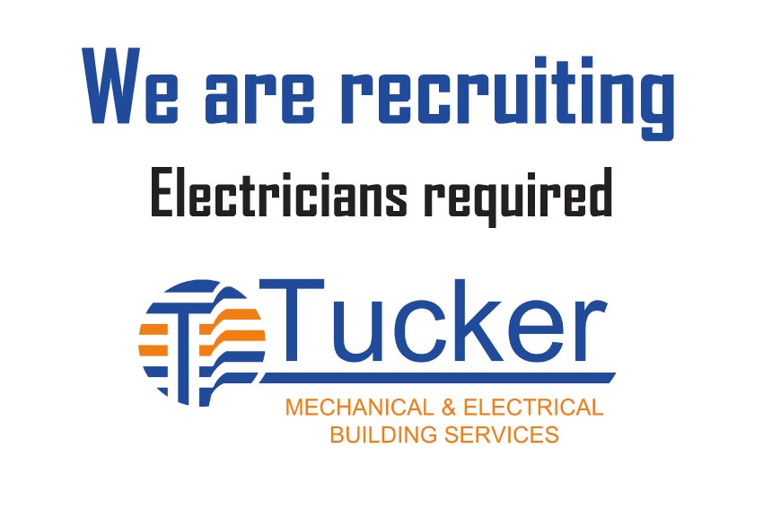 We are looking for electricians for out of town contracts, details to be sent to vacancies@tucker-me.com