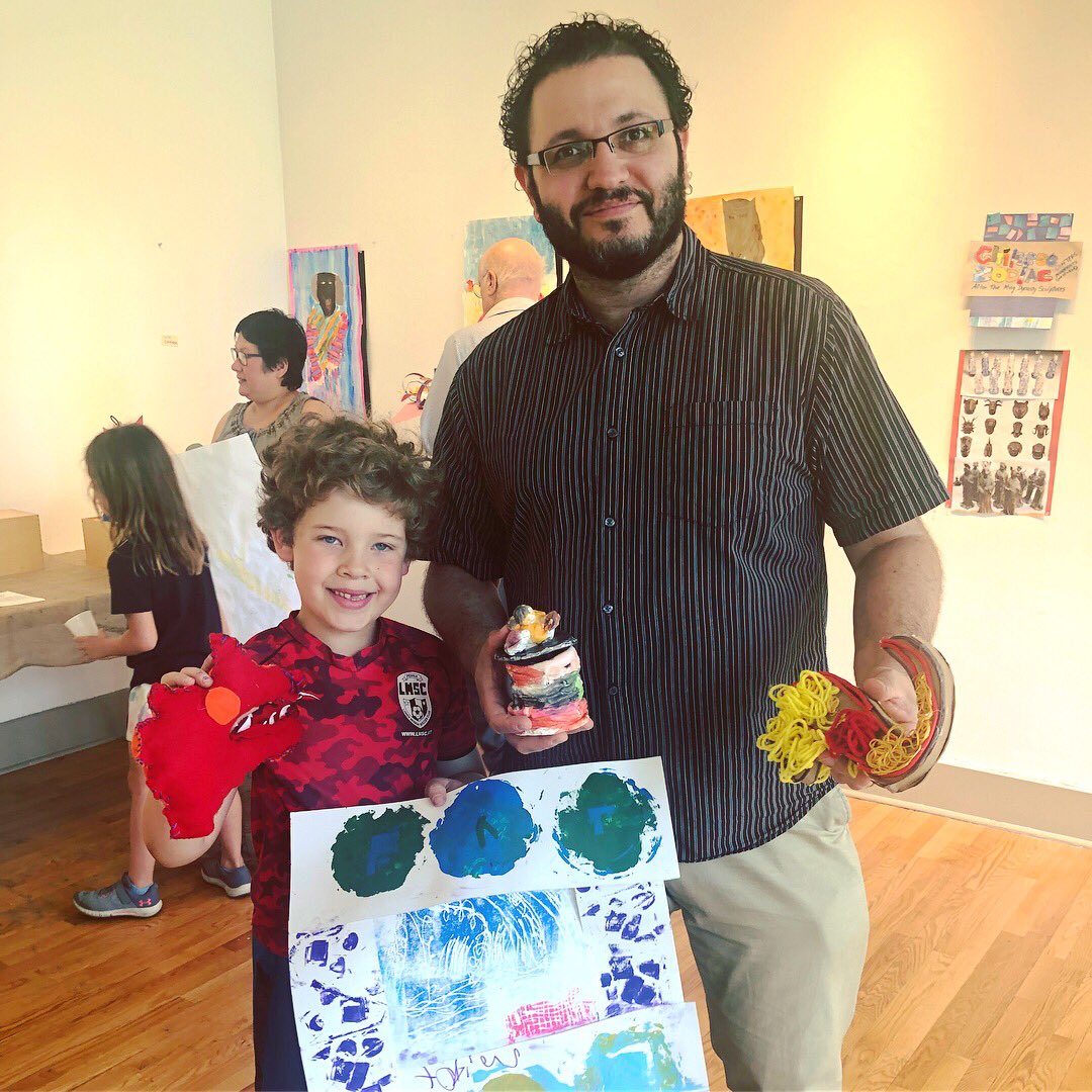 MainLineArtCtr's tweet photo. Every Friday our talented campers show off their masterpieces during their Friday Art Party in our galleries! Parents, grandparents, family and friends are all welcome! Register now for Session D 7/2-7/6 (no 7/4), campers will explore Art if America in honor of July 4! #artcamp https://t.co/G4V5GKl6fL