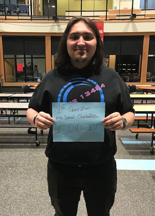 OlympiaSchools's tweet photo. Perseverance and a little time made all the difference for Jonathan Murphy! He is officially a @CapitalCougs graduate (the first in his family) after finishing up a few academic requirements at summer school. Congratulations Jonathan! #CapitalHS #Persevere 💛❤️🎓🎉🎓🎉 https://t.co/EA7PwKK5a4