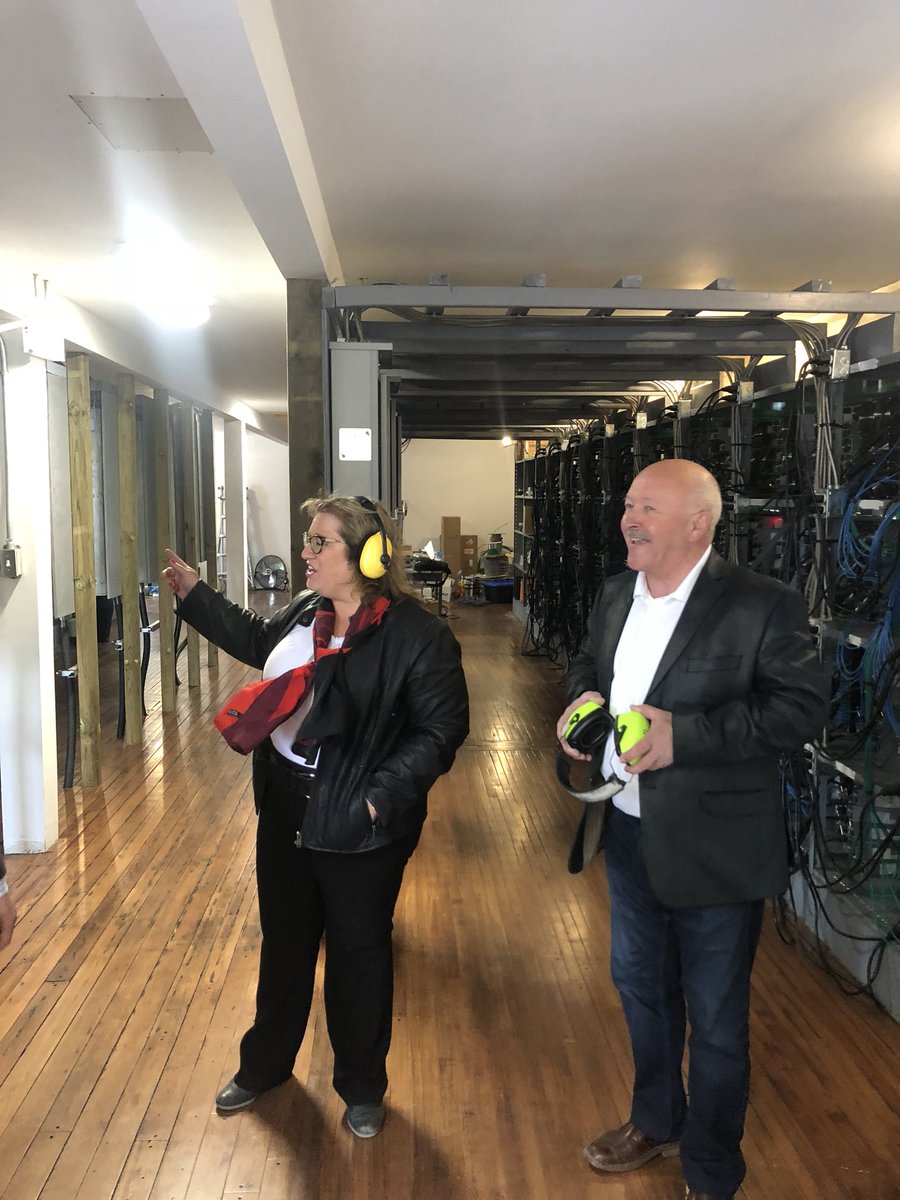 jo_dobson's tweet photo. Yesterday @GreatNorthData in @NLtweets #happyvalleygoosebay seeing the #innovationeconomy firsthand w @YvonneJJones @ChurenceRogers @GrahamLetto https://t.co/2dBSG4Xr3T