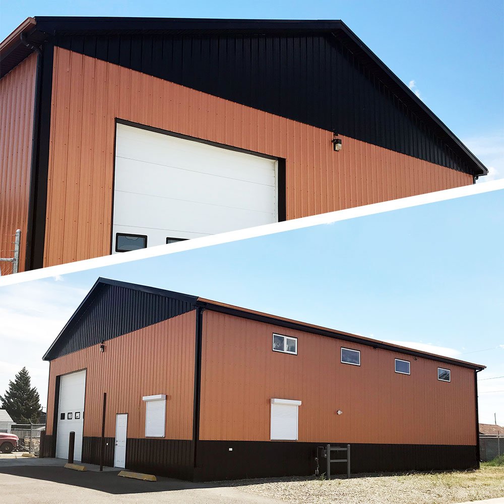 FormaSteel's tweet photo. // a #CopperPenny for your thoughts ? //  This stunning Forma Steel cladding hue adds just enough interest to any commercial build, and is in perfect contrast with that big blue sky // 

#FormaSteel #FortMacleod #SheetMetal #Cladding #Alberta https://t.co/yb171gq506