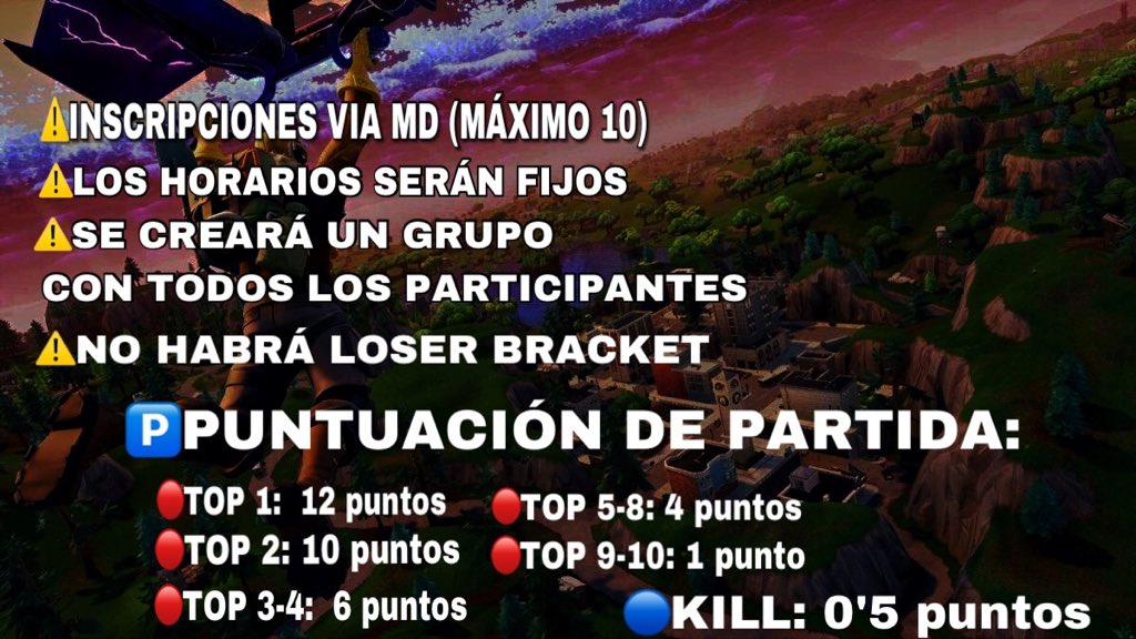 |COMUNICADO IMPORTANTE|.         Tras mucho tiempo inactivos volvemos con nuestro primer torneo de FORTNITE!!                                       🔵SERÁ DE ESCUADRONES🔵             📤INSCRIPCIONES VÍA MD                 🔶Las normas serán las siguientes: