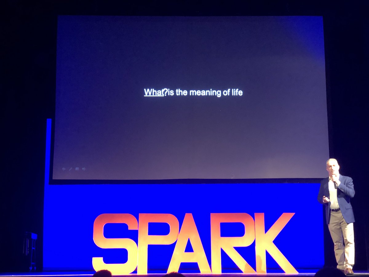 Change the questions, change your life. #SparkParis18 #chooseyourbattle