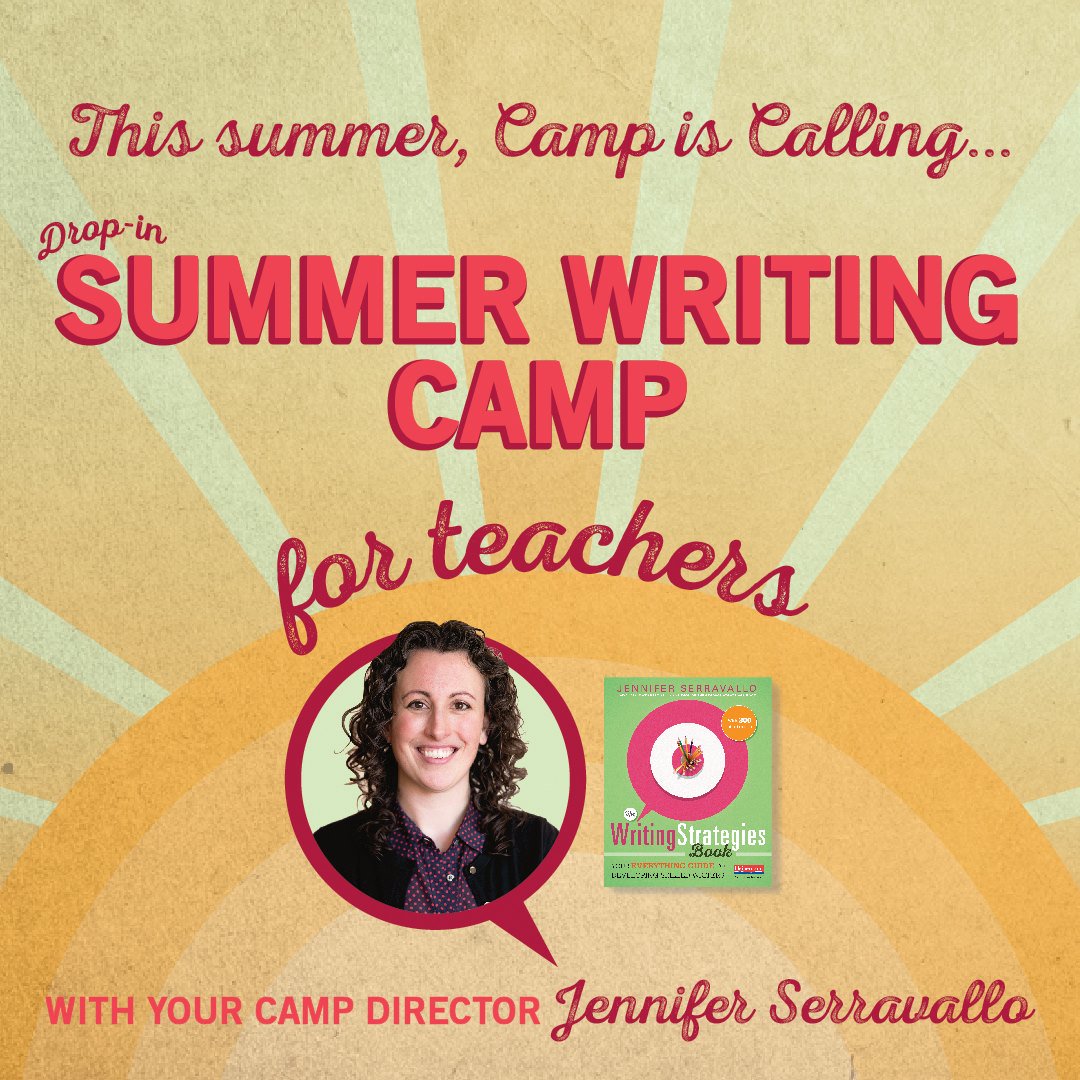 JSerravallo's tweet photo. Join for a FREE 5-week long PD. Each week is a different genre. Daily 5 min lesson via FB Live, 10 min suggested time for you to write and try the strategy. Simple, low-commitment, big payoff. Join us! (All videos recorded and archived; join anytime). https://t.co/ijfDX93JBz https://t.co/3wsrvQSuo3