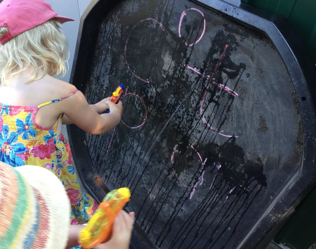 Dysgu yn yr awyr agored. Outdoor learning #dysgutrwychwarae #llythrennedd #creumarciau #learningthroughplay #literacy # markmaking <a href="/PowysFp/">Powys FL team</a> <a href="/MudiadMeithrin/">MudiadMeithrin</a>