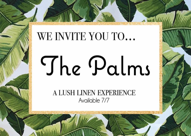 tablewraps's tweet photo. Introducing...The Palms https://t.co/CJJicDZ2jS https://t.co/CMGuz94bs5