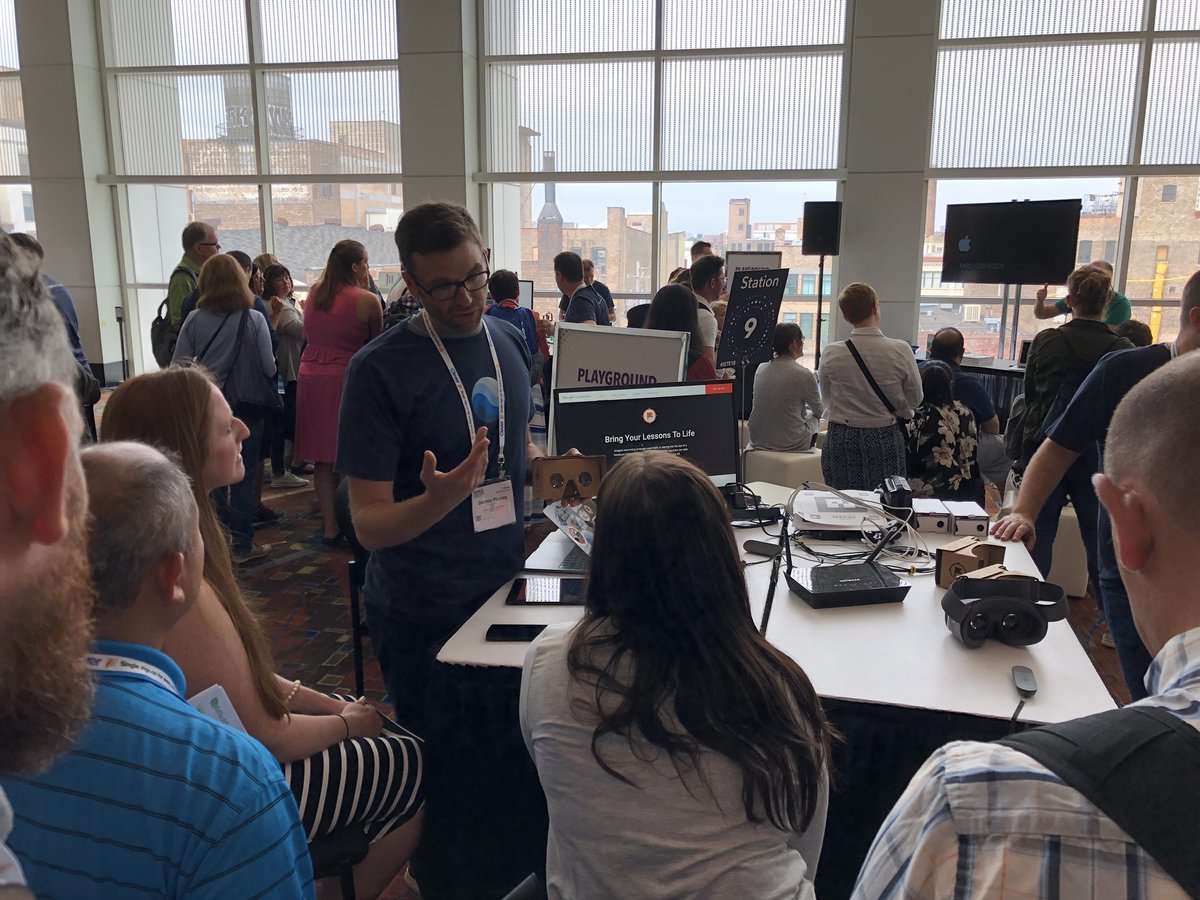 mimg1225's tweet photo. What’s this you ask #ISTE18 it’s the #Google Playground with sessions on #GoogleExpeditions #GSuite #GooglePhotos #Slidea #Design more 🤩🚀
Come by Playground A, Level 3, just past the Skyline Ballroom. Scroll pix for schedule.
#edtechteam #GoogleEDU #GSuiteEDU https://t.co/XnamJZZTEa