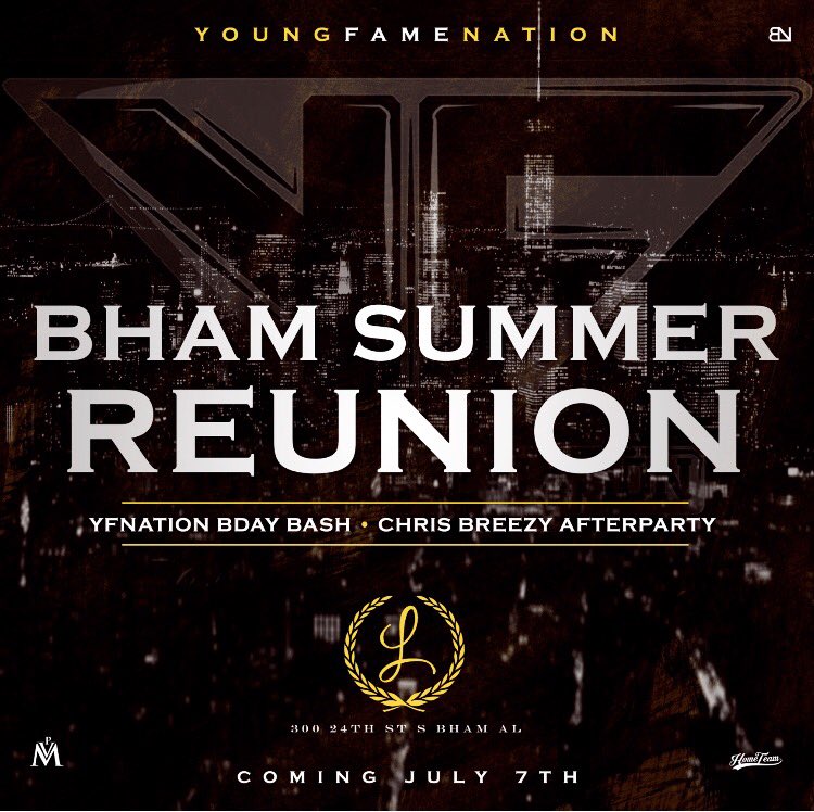 YoungFameNation's tweet photo. CALLING All CANCER Babies. #CancerBash July7th DM Us for your VIP Slot ASAP 
#4thOfJulyWeekendFinale
#CancerSeason
#ChrisBrownAfterparty 
#BHAMSummerReunion https://t.co/xls4SXIMVO