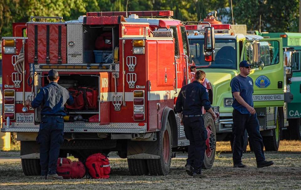 mofilly's tweet image. #lanefire #StollFire staging at the fairgrounds 6/25/18