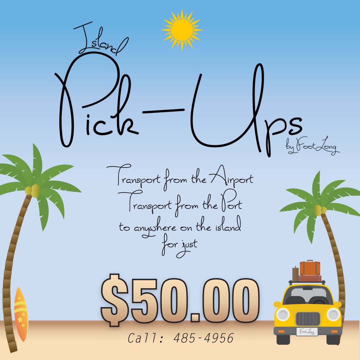 derronandrews's tweet photo. Yuh living by faith and not by sight for your Bago rides? 
🗣ISLAND PICK-UPS by FOOTLONG is here to help!
CALL or WA! +1868-485-4956
Services available from Wednesday 27th June TILL! 😎
Only $50.00 
#IslandPick_Ups
#FootlongToTheRescue
#DontBeStranded https://t.co/wXcx7A8qTH