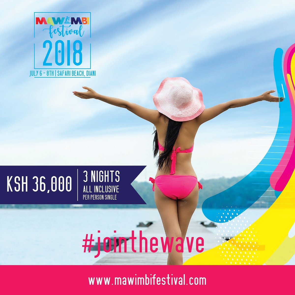 This can be you on July 6-8! Run away from the cold, See you in Diani! Buy your tickets before time runs out.
#jointhewave🌊🌊🌊 #mawimbifestival2018 #mawimbifun #twendediani #tembeakenya #waves #fun #watersports #awesomethings #weekendvibes #holiday #Diani #coastalkenya