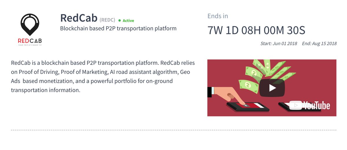 RedCab_LLC's tweet photo. #RedCab to be listed at https://t.co/2Q8yMn8AeI
https://t.co/Zvoe0Z0NXG

#RedCab_LLC #ICO #blockchain https://t.co/NIfv4BZDPp