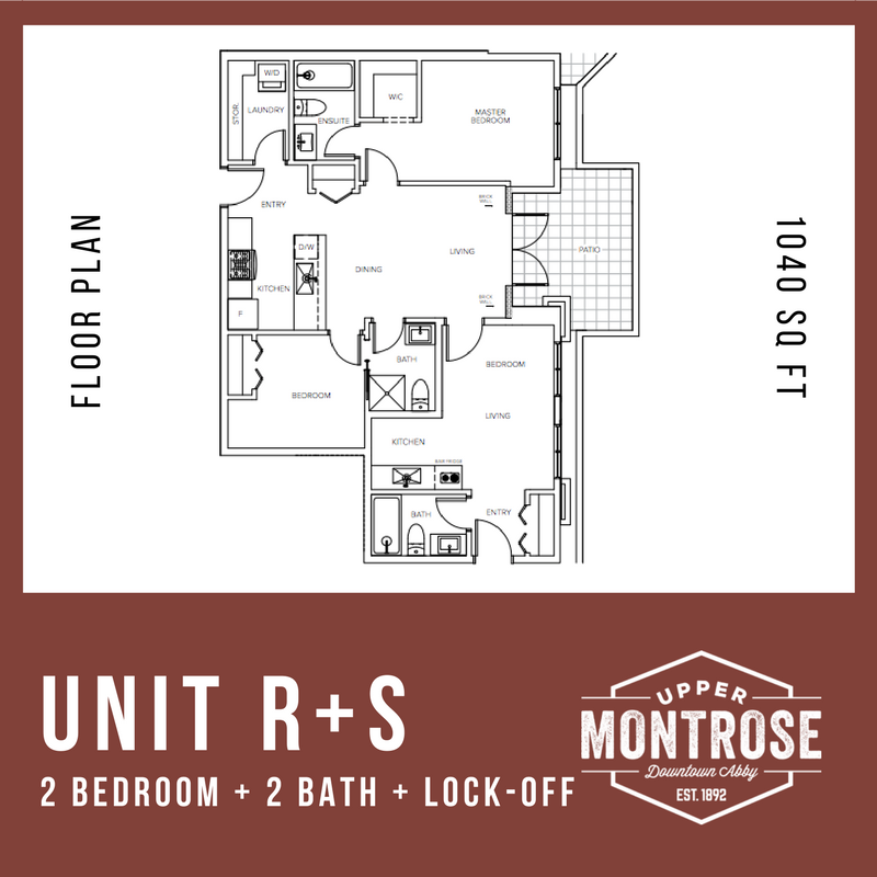 UpperMontrose's tweet photo. The lock-off option in our R + S floor plans offer the possibility of an in-law suite or rental unit. https://t.co/bGZCki4Wru