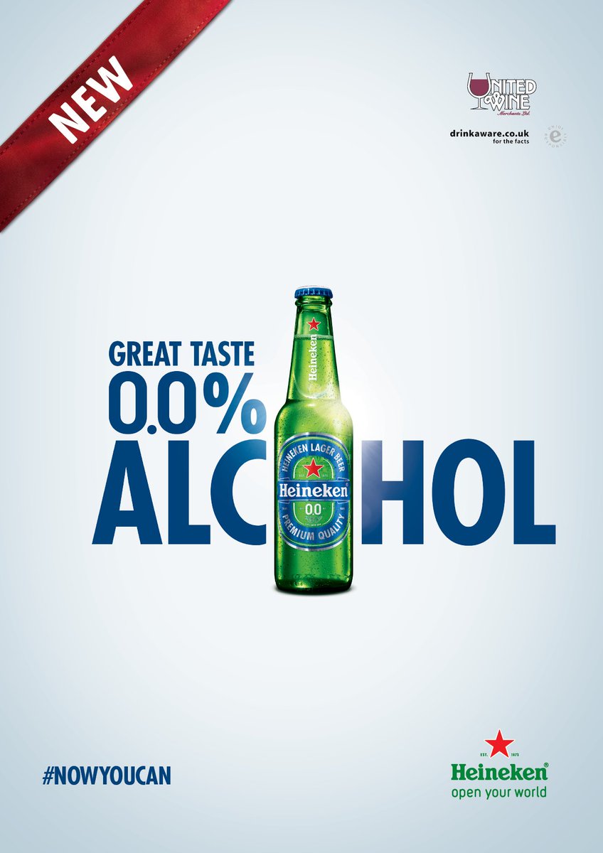 Unitedwines On Twitter Great Taste All Natural Zero Alcohol Have You Tried Heineken 0 0 Yet Nowyoucan Https T Co Os53iomljx Twitter