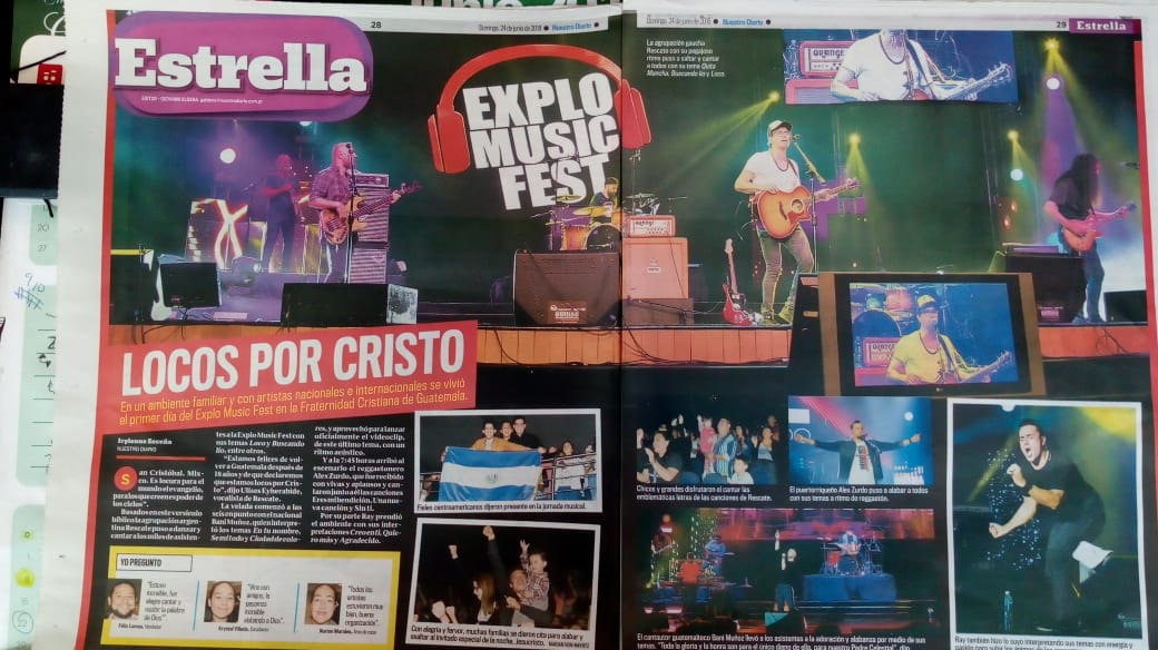 explomusicfest's tweet photo. Gracias a @NuestroDiario por documentar lo sucedido en @explomusicfest 2018. 
#Explo2018 https://t.co/GqIOPCRIB9