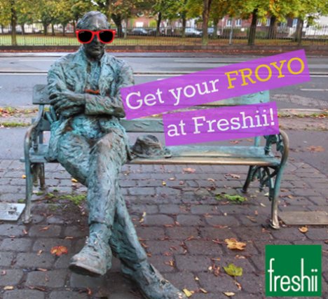 FreshiiIreland's tweet photo. It's HOT all over Dublin City.
Cool down with one of our healthy, yummy #froyos! https://t.co/HGOk9fKFIC