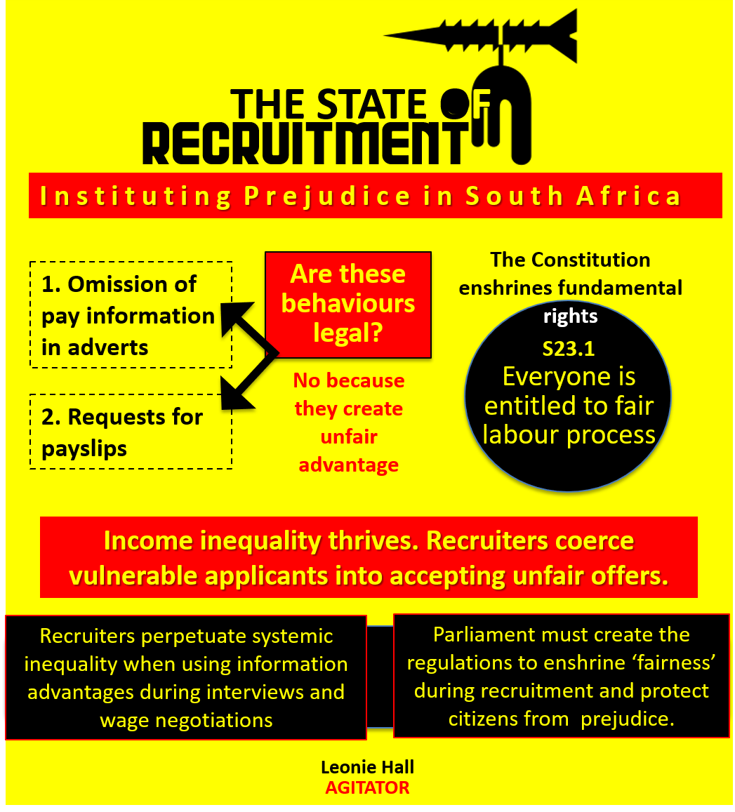 1bigLEO's tweet image. #HRMustFall Recruiters and employers violate job applicants dignity and human rights by hiding pay information during recruitment.  Exploitative #AppointAfrica and funded unethical NGO #help2read sacrifice citizens Constitutional rights for greed.