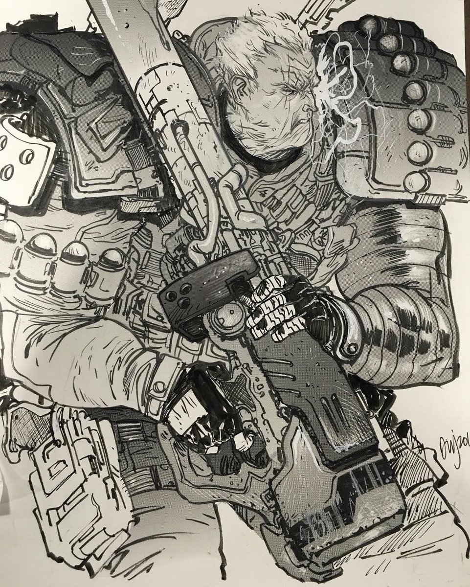 CoolComicArt's tweet photo. Cable by Daniel Warren Johnson @danielwarrenart https://t.co/vxJY0mmoOS
