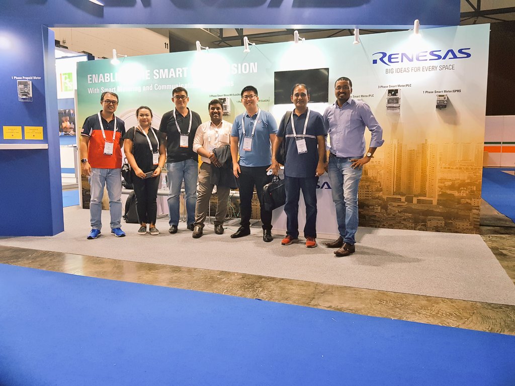 anchunath's tweet photo. All set to go #Asian #Utility #Expo #renesas @NeonaEmbedded #dataconcentrator @AsianUtilityWk #ASUW18 #neona #welcome you to Booth:G06 Hall2 https://t.co/ko5N0Dl5LE