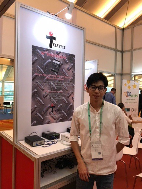 Teletics's tweet photo. We're in Singapore for #CommunicAsia2018 drop by to see us on Level 5
Stand 5M7-01. We are featuring a LIVE demo of w*intercom, our wireless PA and phone system @TechWest_CA https://t.co/hLNolvS4iN