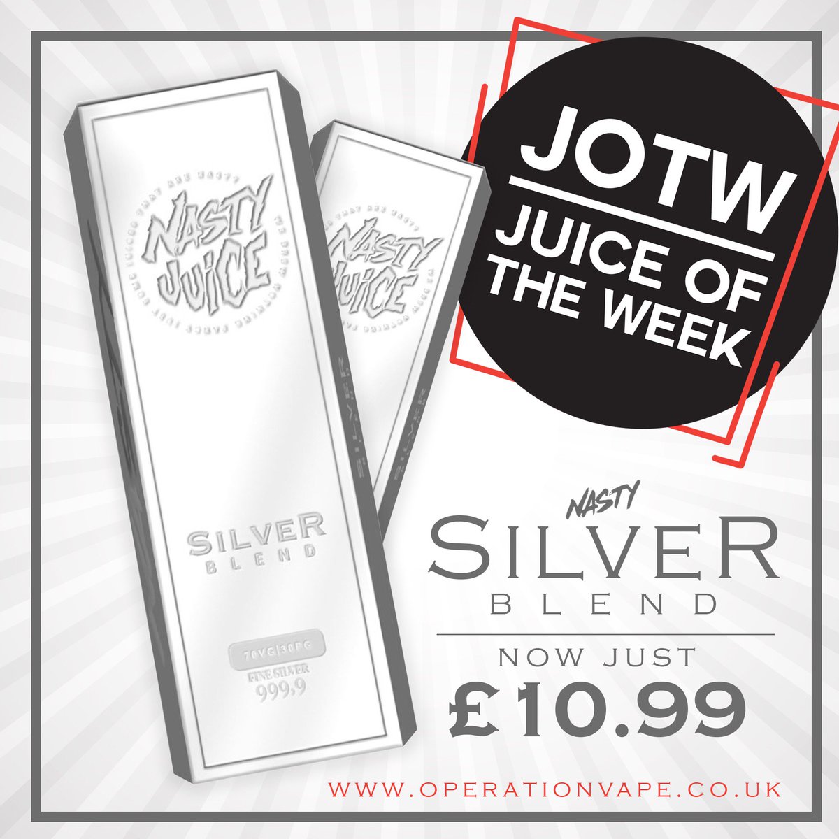 Operation_Vape's tweet photo. 🚨 JUICE OF THE WEEK! 🚨

Tobacco lovers - this ones for you! 

https://t.co/51Lc3IEJ3w

#NastyJuice #SilverBlend #Nasty #OperationVape #OVarmy https://t.co/1vhbEYKuhB