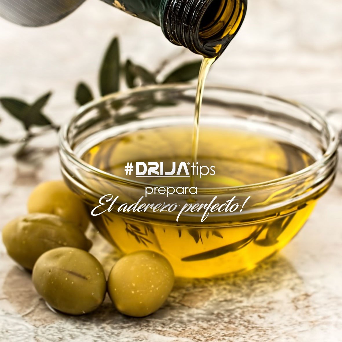 drija_int's tweet photo. #DrijaTips: Al preparar un aderezo, el orden de los ingredientes sí altera el producto. Primero va la sal, luego el vinagre, finalmente el aceite y el resto de los ingredientes. #DrijaCompany #Tips #CocinaconDrija #AmericaLatina https://t.co/OpEimiiwIw