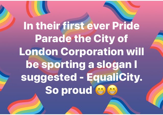 lollymoosome's tweet photo. Get it trending y’all! #equalicity #pride #pridelondon #londonpride2018 🏳️🌈🏳️🌈🏳️🌈 https://t.co/oneG6A9jEY