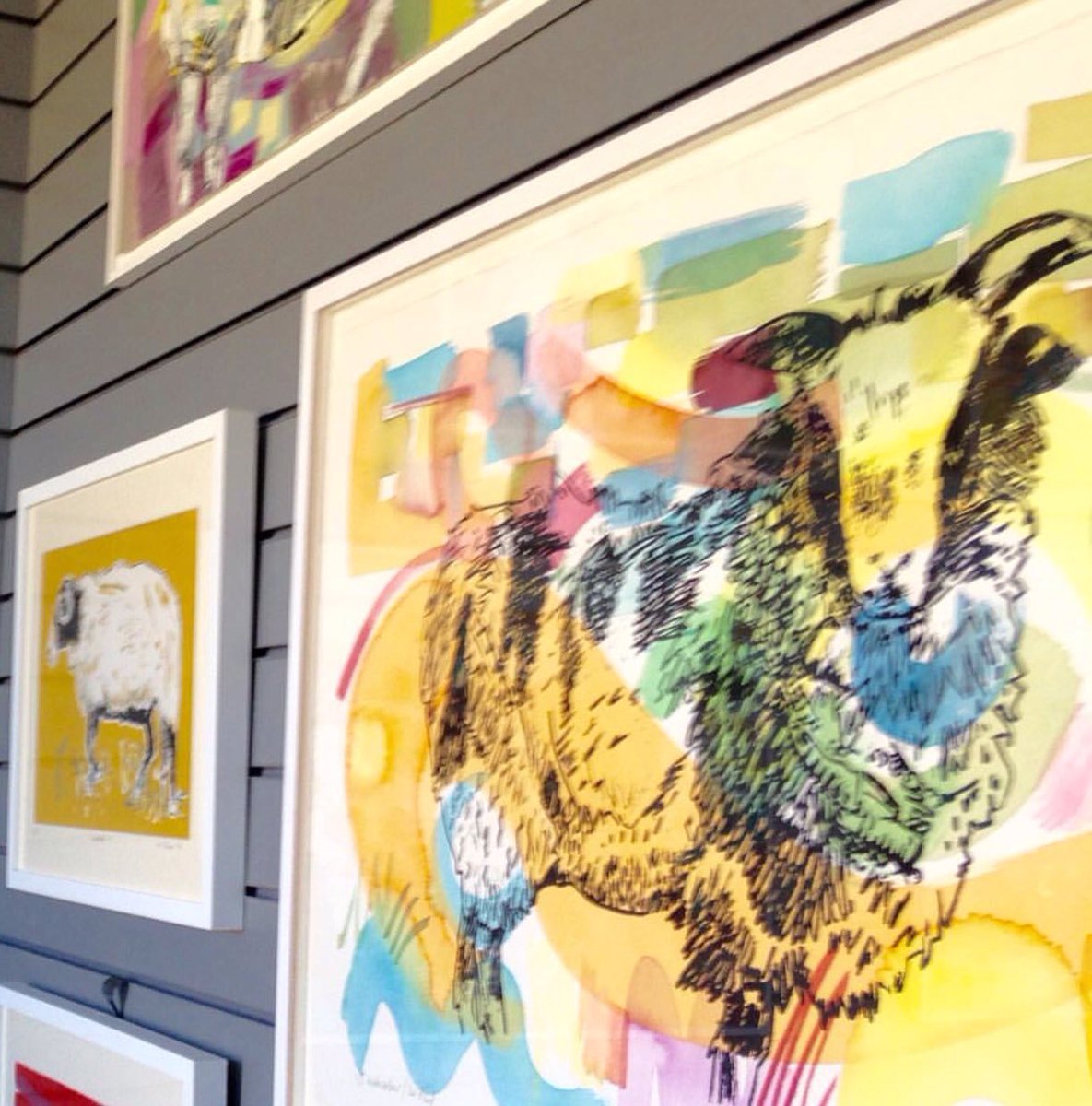 Here is a small glimpse of my new show 'Colour Pop' as part of <a href="/HolmfirthArtWK/">Holmfirth Artweek</a> #fringe at The Pattern Principle shop on Victoria St #exhibition #holmfirthartweek #oilpaintings <a href="/yorkshirepost/">The Yorkshire Post</a> <a href="/Examiner/">ExaminerLive</a> Preview 6-9pm Sat 30th June pls come