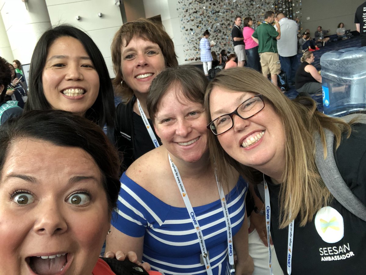 lekadegroot's tweet image. #ADEdu #ADEchat reunion finally!! @annkozma723 @rpencetech @smalchow @TraciPiltz #ISTE18