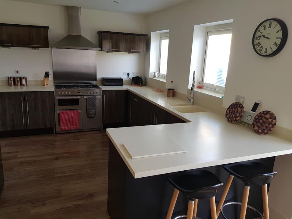 HawdonSurfaces's tweet image. Something a little bit different today. 😀 
A customer I fitted worktops for last year got back in touch to get the dining table covered in Corian to match the kitchen.😎
The kitchen is still looking FAB!👌
Any ideas message Scott:
Info@Hawdonworksurfaces.
07848869222
#JustAsk