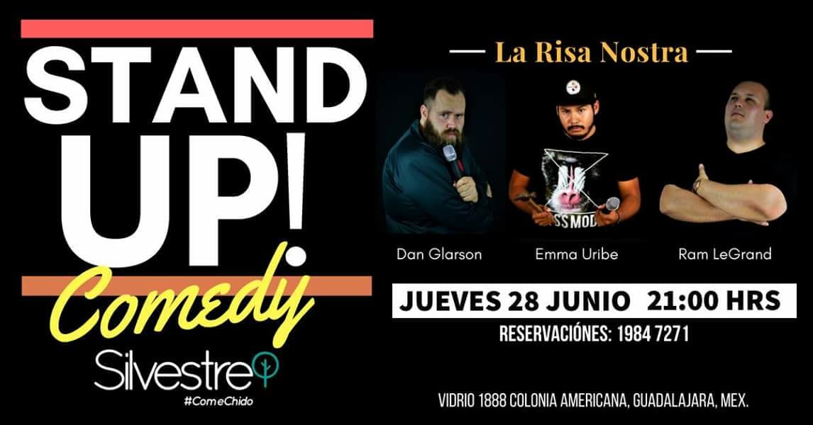 BeTheMorfin's tweet photo. Amigos! Este jueves se presenta #LaRisaNostra en #Silvestre bar en punto de las 9:00 pm recuerda #ComeChido y #RieMachin 😊 https://t.co/mEg8imzNqM