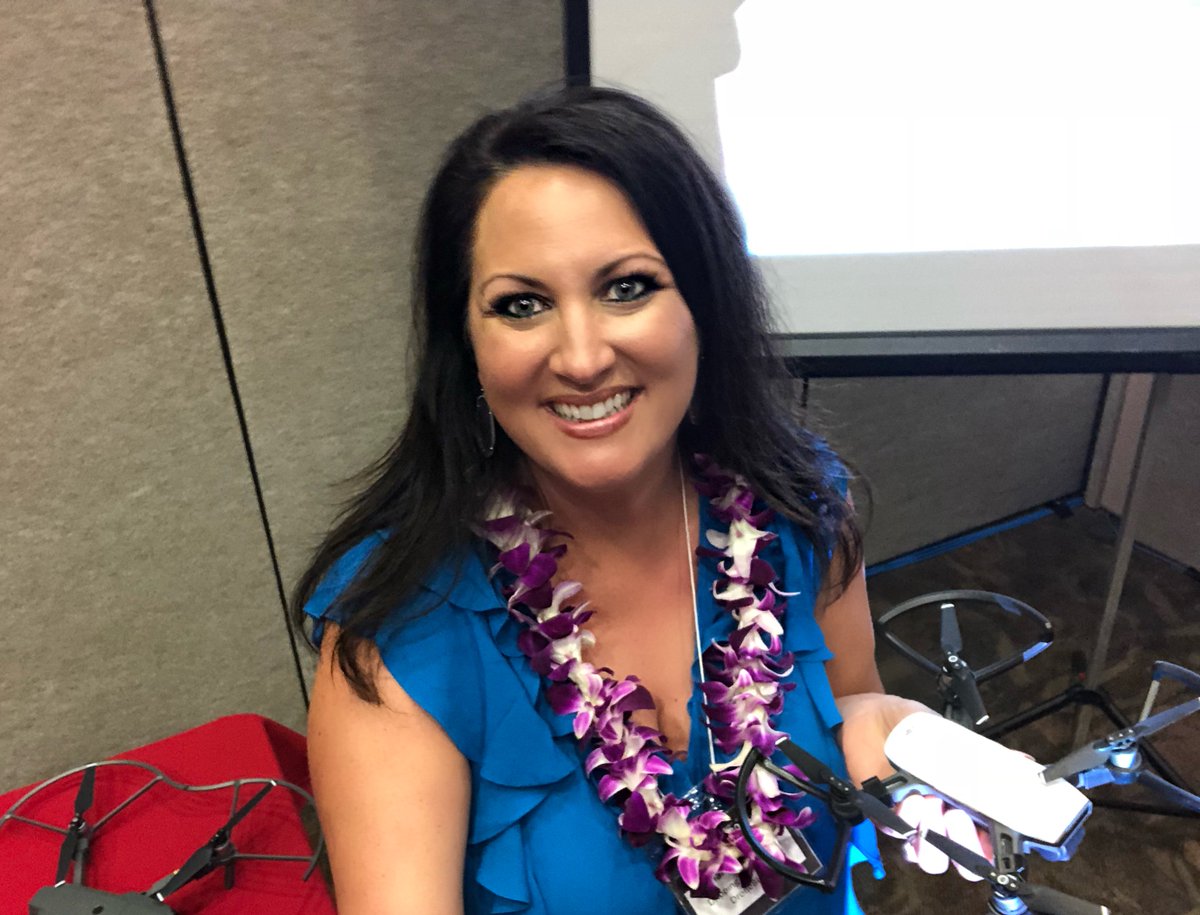 MarisaVic10's tweet photo. Thank you @blubeetle & @ksedtech for the opportunity to share our work and learn from other educators! @DroneBlocks #KSEdTech #iamwses #MavicPro #Tello #RyzeRobotics @DJIGlobal #NorthShore #HaunamaBay https://t.co/eIb5PPLhxo