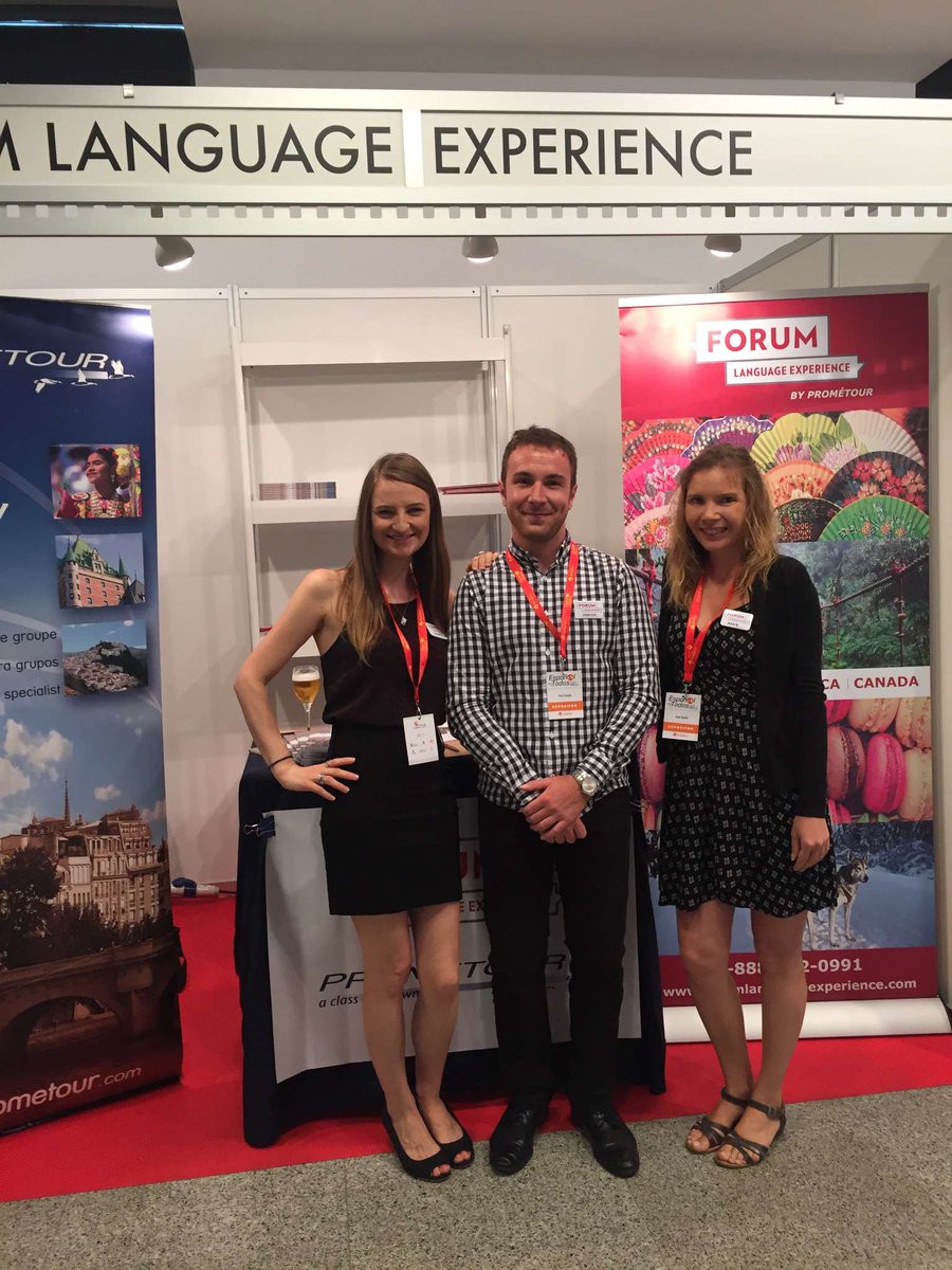 Prometour's tweet photo. Come say hello to the fabulous @andreapetrar and our colleagues from @forumprometour at the @AATSPglobal annual conference in #Salamanca BOOTH #21 #prometour #Spain #AATSP18 https://t.co/Uu1jsOqJhN