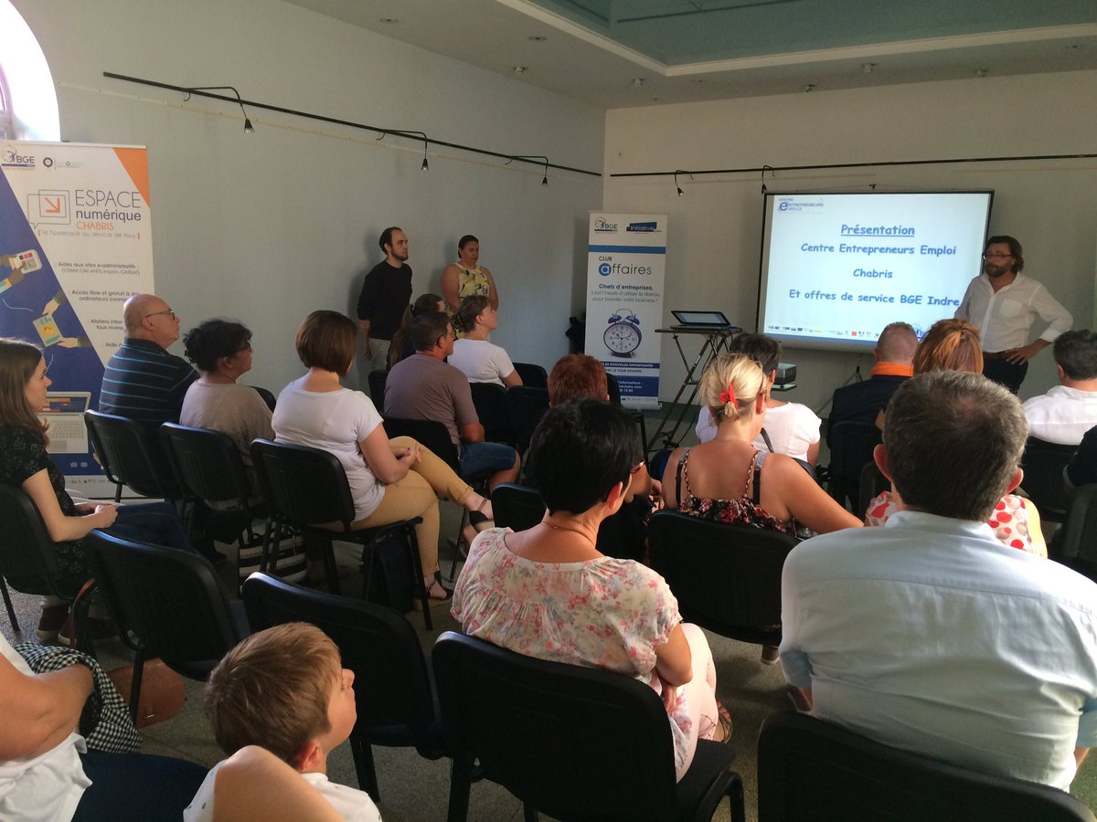 🎂 Anniversaire du Centre Entrepreneurs Emploi de Chabris-Pays de Bazelle, au service des #entreprises, de l' #emploi #économie #Indre