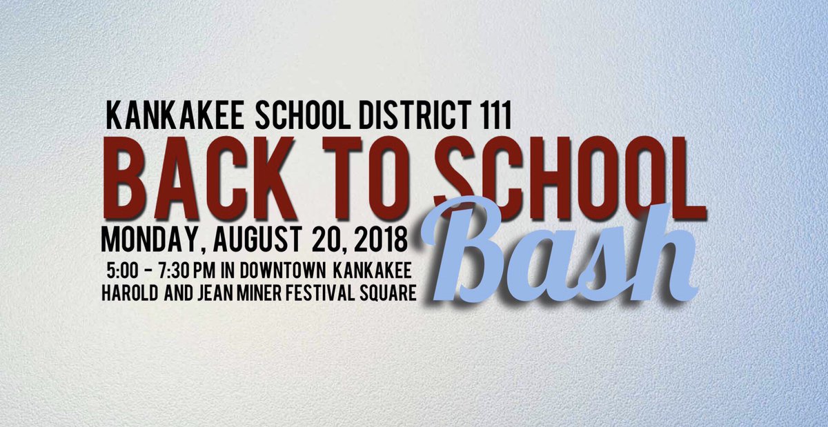 There is still plenty of summer left but we are getting ready for the annual Back to School Bash!