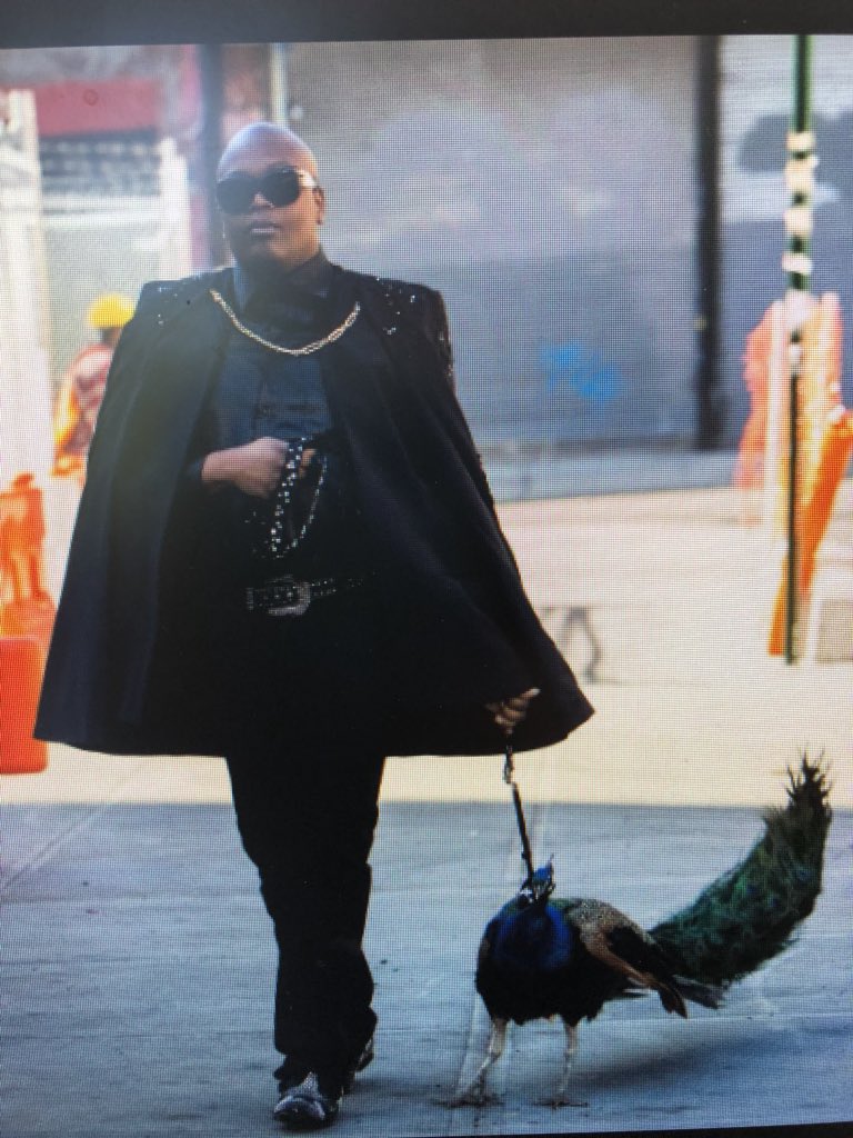 Minkflo3's tweet photo. Who wore it better? #TitusAndromedon or @JLo ? #UnbreakableKimmySchmidt https://t.co/V4CU7L5rU3
