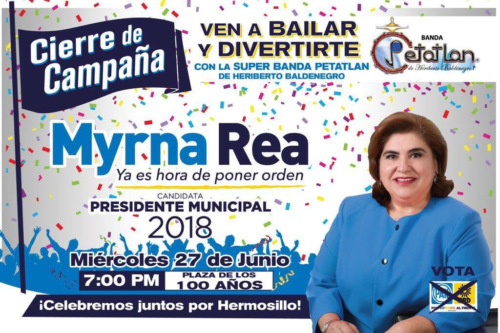 Es hora de celebrar  que las campañas han llegado a su fin, es importante que dejemos claro que ya "Se le acabo el corrido a los políticos" ,te invito a bailar y divertirte con tu familia, y así poder darte las gracias personalmente por estos 40 días de intensa comunicación.