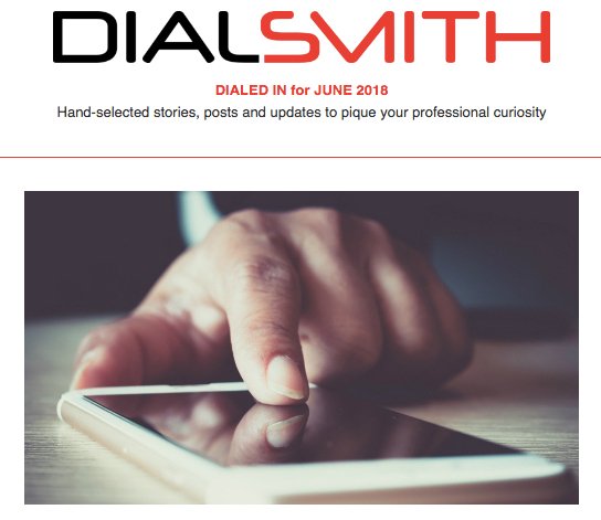 Dialsmith's tweet image. Our June Dialed In Newsletter is here! Hand-selected stories, posts &amp;amp; updates to pique your professional curiosity. This month we dive into how improv ups your business game, the future of online &amp;amp; virtual #dialtesting, and more. Take a look: buff.ly/2MXMzOJ #MRx