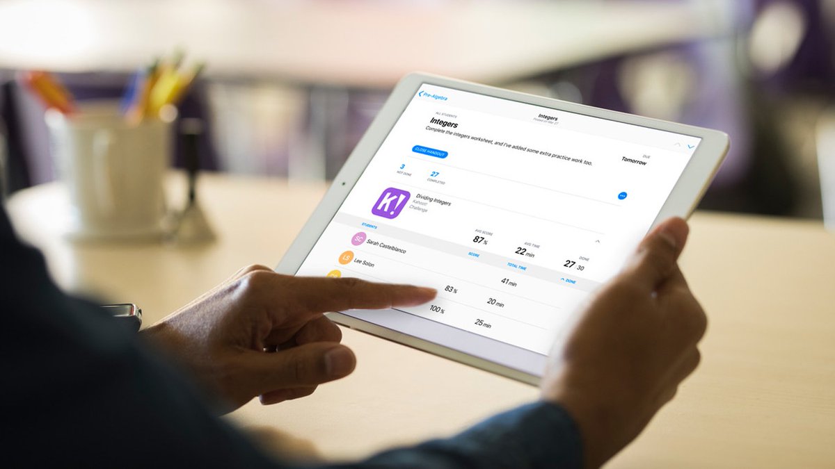 Apple's Schoolwerk-app voor docenten is nu beschikbaar onemorething.nl/2018/06/apple-…