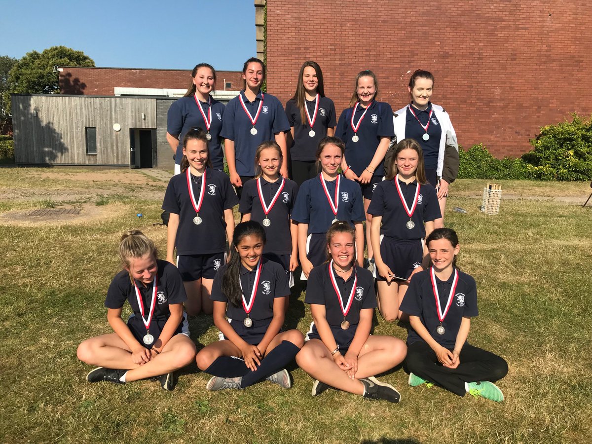 So proud of this bunch! Runners up in the Chester snd District U14 rounders ⁦@qphschester⁩ #bethebestyoucanbe #superproud #girlssport Happiest P.E teacher ever!!!