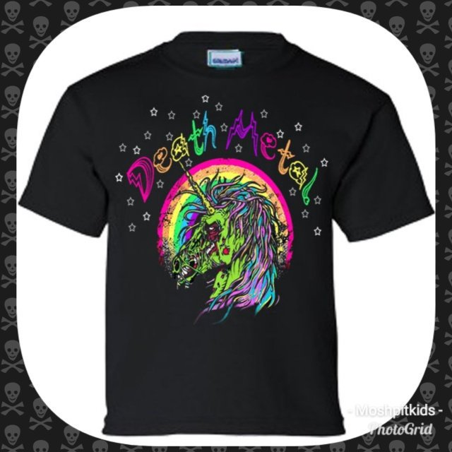 MoshPitKids's tweet photo. Excited to share the latest addition to my #etsy shop: Death Metal Zombie Unicorn Rainbow Unisex Tee Graphic Tee Rock and Roll Must Have Birthday Gift Funny Tees Limited Edition Girls Band Tees https://t.co/9PZIy4ZFxe #clothing #children #tshirt #babyshower #rainbow https://t.co/Y6eYMSxpA1