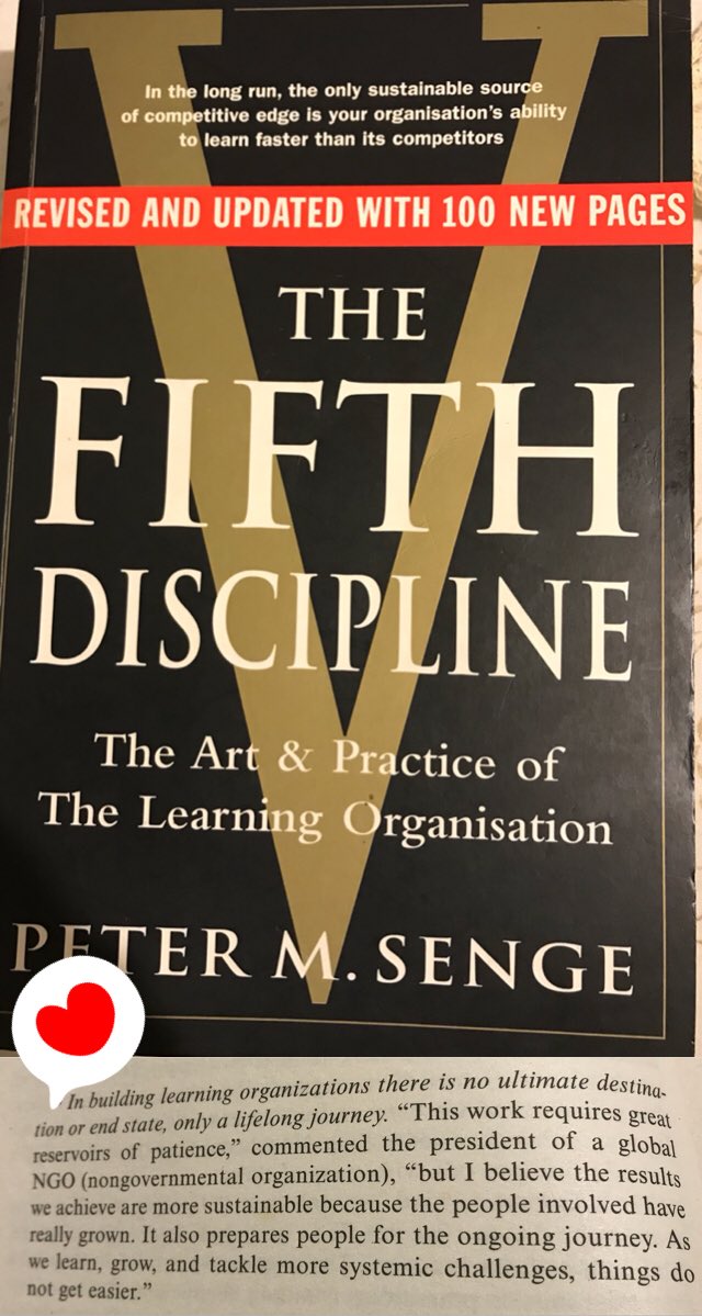 sadhankb's tweet image. Over more than 3decades now yet this seminal work by ⁦@petersenge⁩ appears so prophetic when it comes to #LearningOrganisation #LifeWideLearning ⁦@sahana2802⁩ ⁦@AbhijitBhaduri⁩
