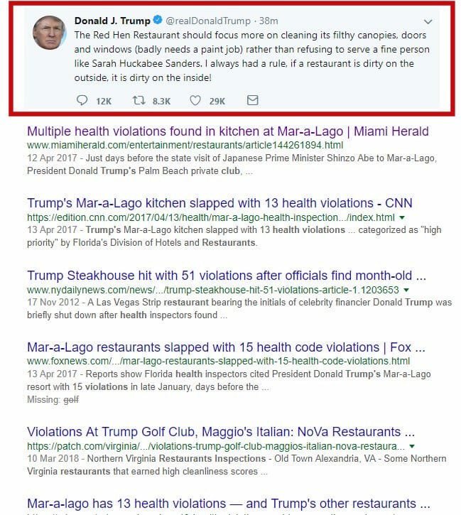 TheatreChat's tweet photo. @BetteMidler @realDonaldTrump  have horrendous #HealthViolations and @USSupremeCourt you should ban @POTUS from US &amp; his illegal #Immigration "policy" @UN criminal charges! We will use #SupremeCourt policy not to bake a cake, on #Trump admin &amp; supporters!#Shops #Restaurants #Gyms.. Stay out! https://t.co/JvLkN9y24U