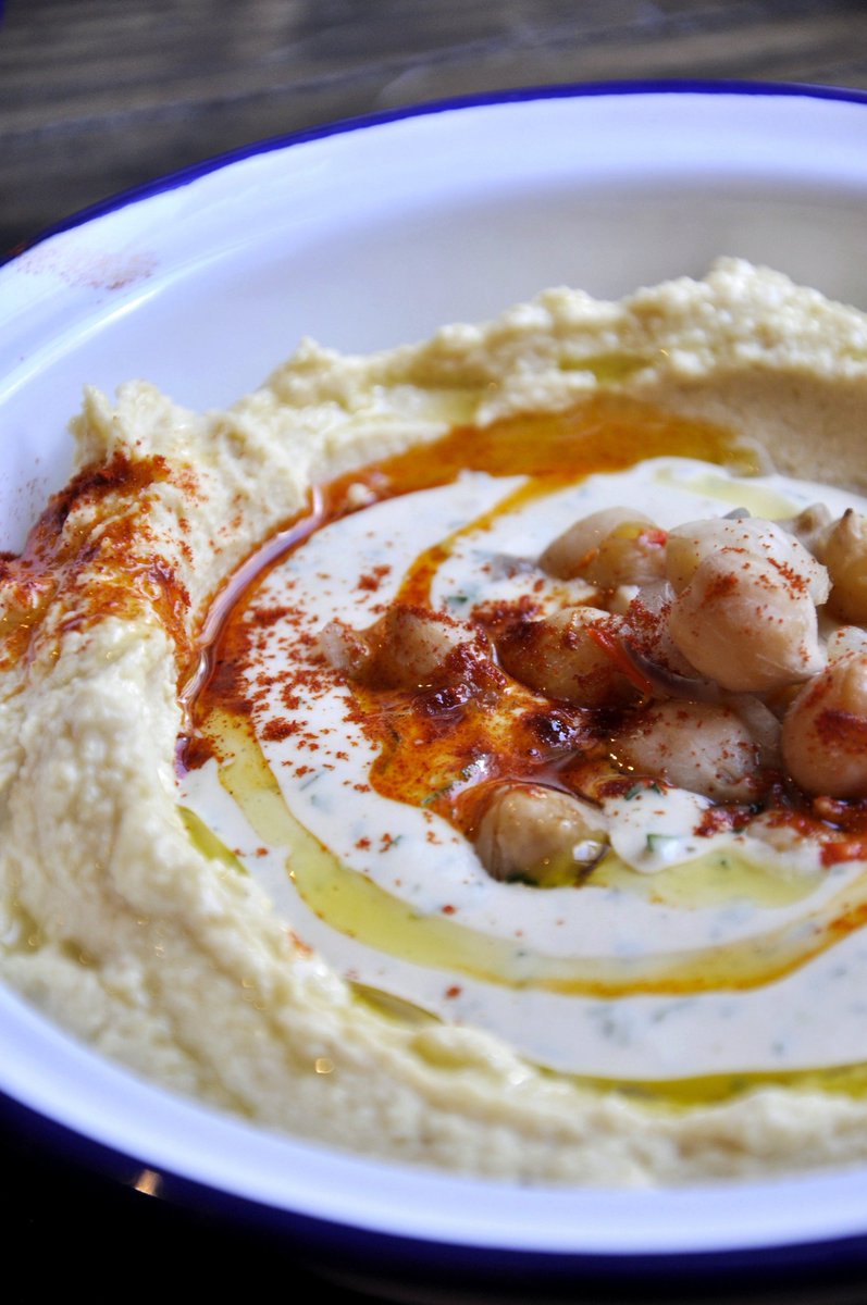 Hand-made Sarona hummus - a favourite of ours
