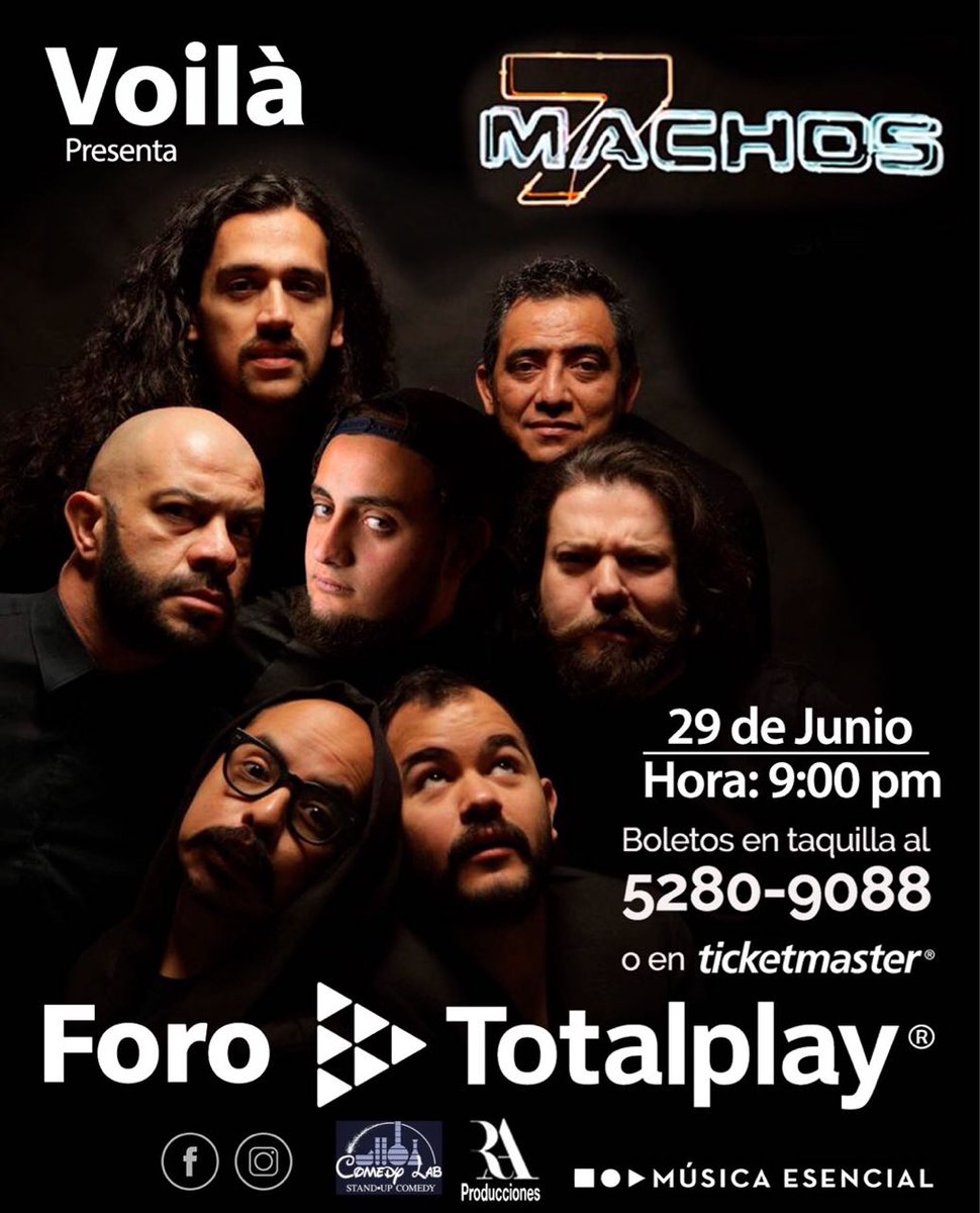 Estás listo para reirte un buen rato? Pon <a href="/radiotvmx/">radiotv.mx</a>  y escucha LA BUENA VIDA!  <a href="/Horacioalmada/">🧔🏽‍♂️ El Tío de América 🗺️</a> y <a href="/EmilianoGama/">Emiliano gama</a> se presentan el viernes 29 de junio con su show "7 machos" en el Voila en Antara. Quieres una probadita? Escúchalos hoy martes, ahora!
<a href="/irsahe/">Irmiux S.</a>
<a href="/SieteMachines/">7 Machos</a>