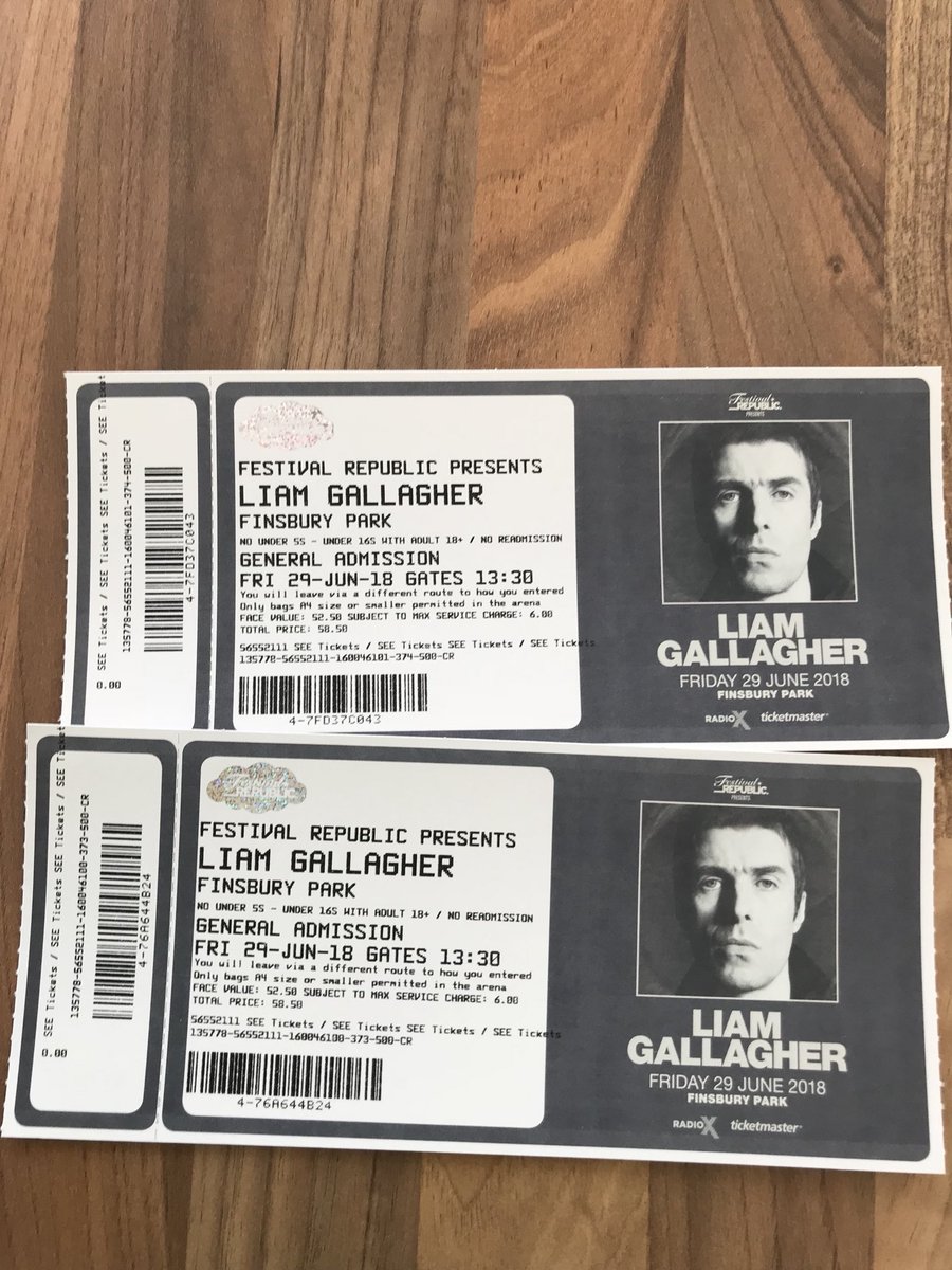 3 days #LiamGallagher #FinsburyPark #asyouwere 😍😬